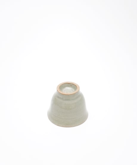 斎藤有希子　淡緑釉茶杯・茶托セット