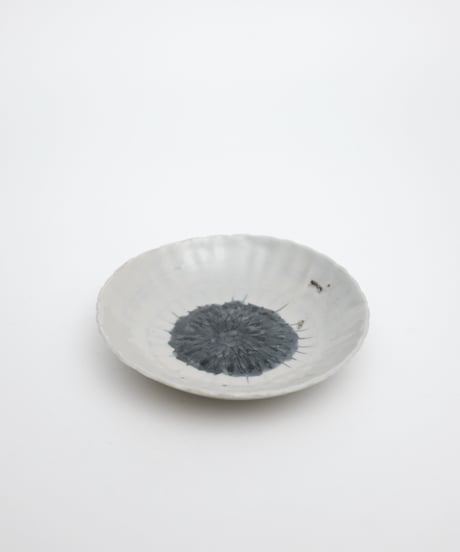 古染付菊紋皿5枚組【自在屋 夏の小さな即売会出品】