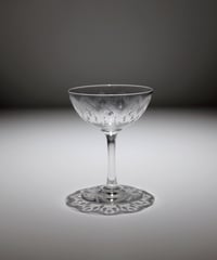 ヴィンテージバカラ　クープシャンパングラス ロンサール