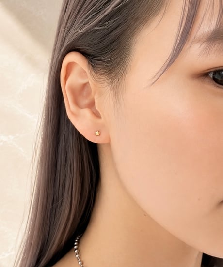[ピアス] aucaミニスター（素材：ステンレス)
