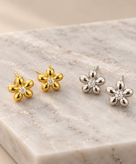 [ピアス]プティフラワー（素材：ステンレス）