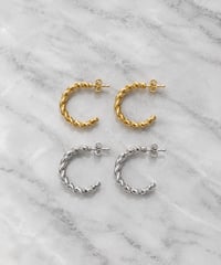 [ピアス]　スクリュー（素材：ステンレス)