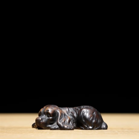 犬 木彫