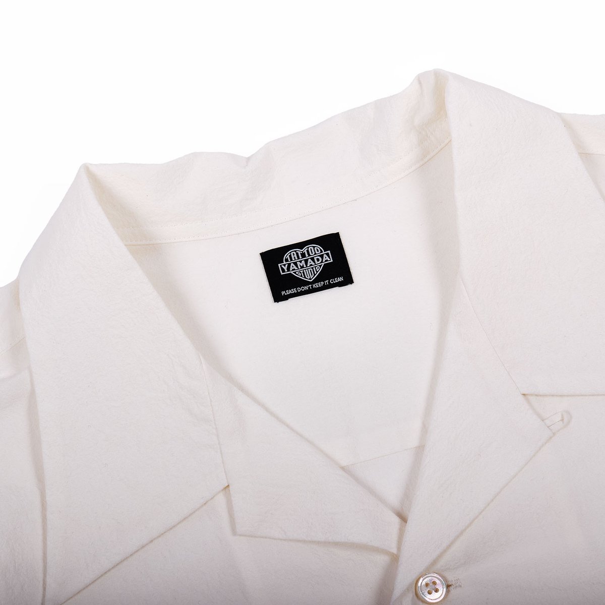 OPEN COLOR S/S SHIRT // WHITE | tattoostudioyam