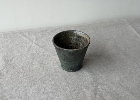 呉須灰釉　フリーカップ＿田鶴濱守人