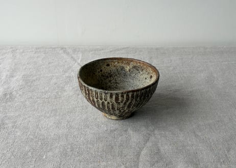 飯碗 コロコロ印判＿田鶴濱守人