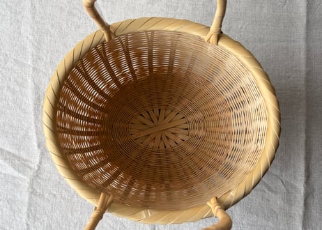手さげかご (籐手）小 ＿勢司恵美