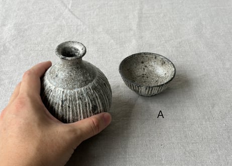 櫛目ぐい呑＿田鶴濱守人