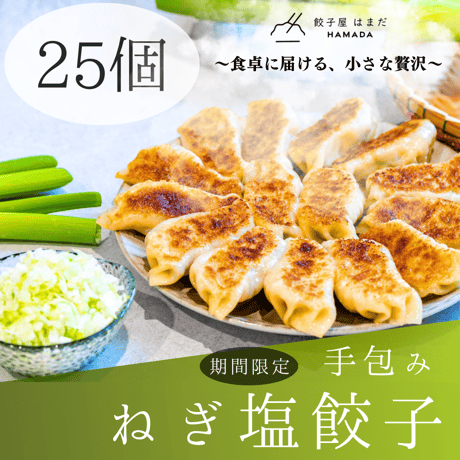 手包みねぎ塩餃子