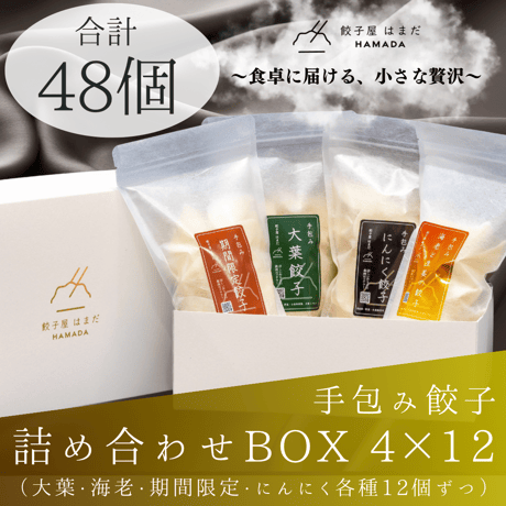 餃子4種詰め合わせBOX 4×12