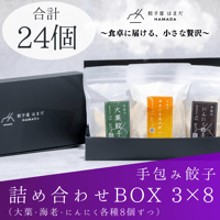 餃子3種詰め合わせBOX 3×8