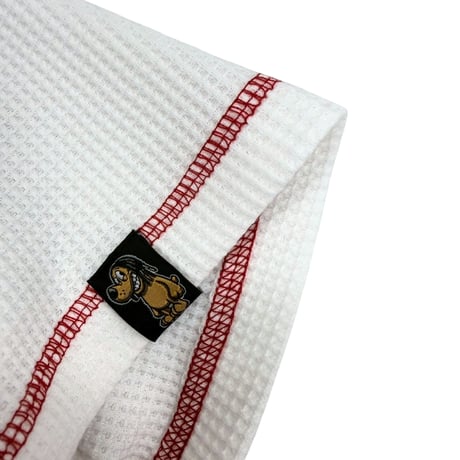 Color Seam Waffle Tee (Black/White)