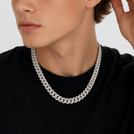Silver Miami Cuban Links Necklace