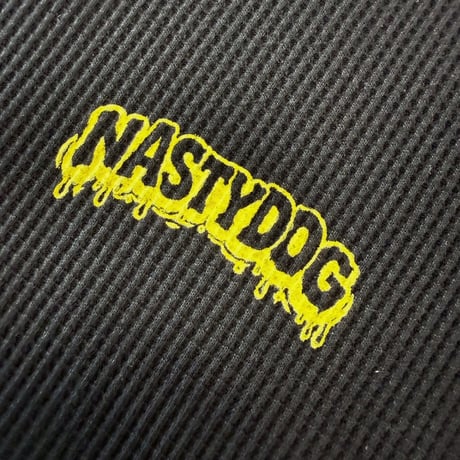 Color Seam Waffle Tee (Black/White)