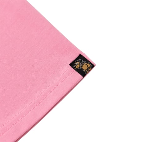 Embroidery Team Logo Tee(Black/White/Pink)