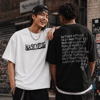 Hand Writing Tee(Black/White)