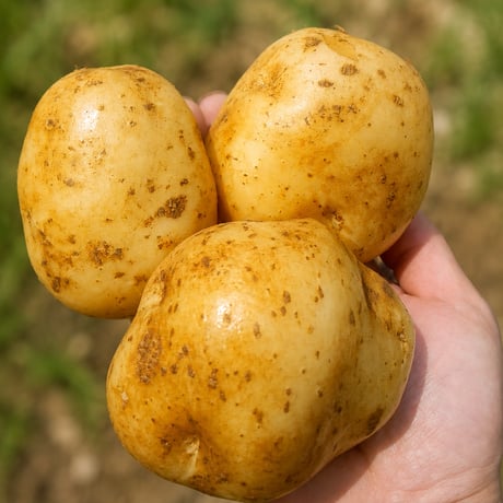 【送料無料・産地直送】有機赤土じゃがいも「デジマ」3kg｜広島県福山市産・M〜Lサイズ