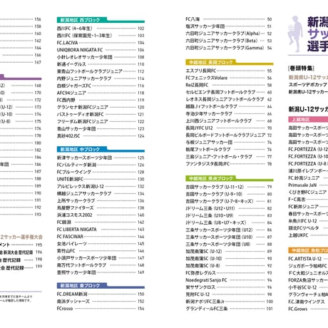 完全保存版🔥新潟U-12サッカー選手名鑑2026🔥