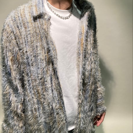 シャギーニットシャツL/S