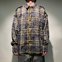 チェックオーバーシャツL/S