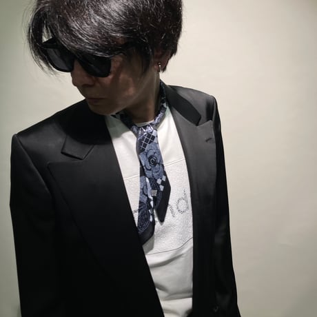 ナロースカーフ(BK×WHFLOWER)