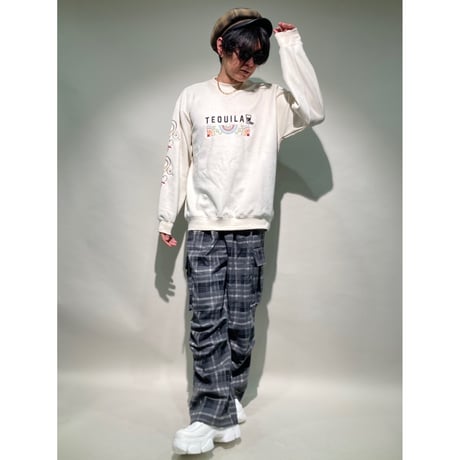 テキーラスエードクルーネックL/S