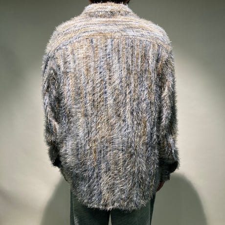 シャギーニットシャツL/S