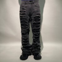 ハードクラッシュレイヤーフレアデニム