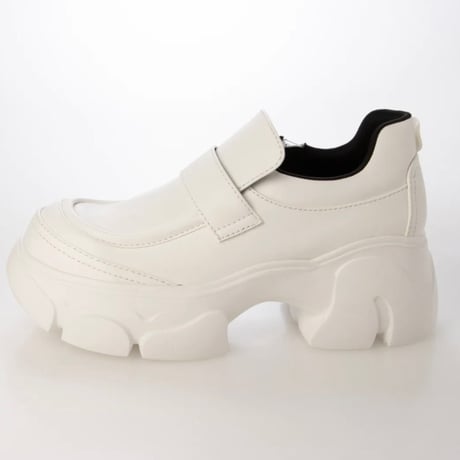 【在庫問い合わせ商品】厚底ローファー(ホワイト)