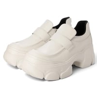 【在庫問い合わせ商品】厚底ローファー(ホワイト)
