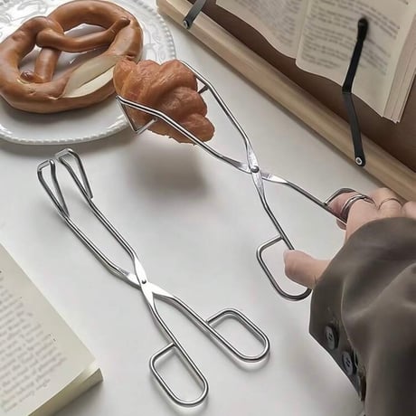 stainless tongs