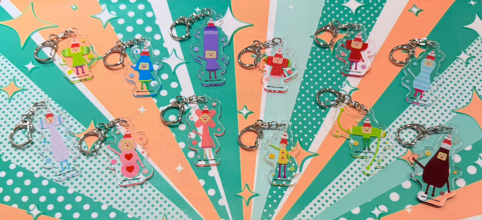 東京タワー×塊魂】描き下ろしアクリルキーホルダー：全12種ランダム