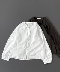 【 コットン タイプライター 】 軽やかな、大人の甘さ 羽織ブラウス / 1366004