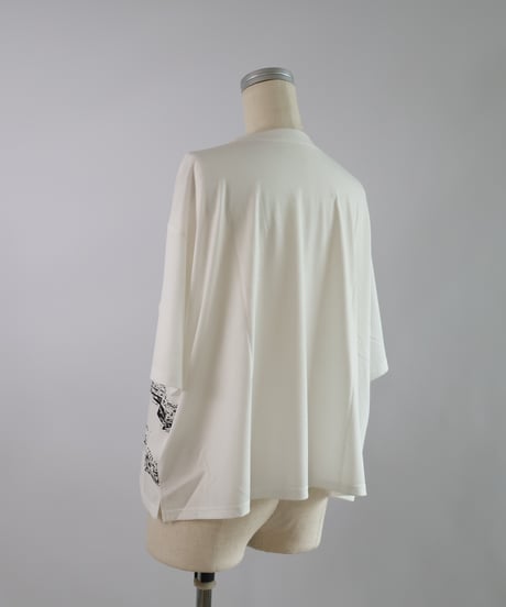 【etre relie】 かすれボーダーTシャツ　167803