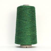 【在庫限り】 LinenCord 2-3 / green mouline / 1/6nm (合細) / 300g (約1,800m)巻き 【工場の残り糸】