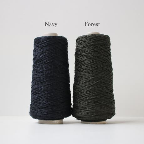 【在庫限り】 LambWool Linen (2) / 1/2nm (並太) / 200g (約400m)巻き 【工場の残り糸】