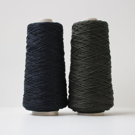 【在庫限り】 LambWool Linen (2) / 1/2nm (並太) / 200g (約400m)巻き 【工場の残り糸】