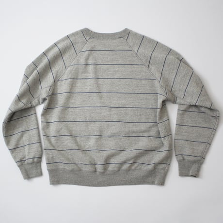 Original Heather Stripe Sweat Shirt / オリジナル杢ボーダークルーネックスウェット