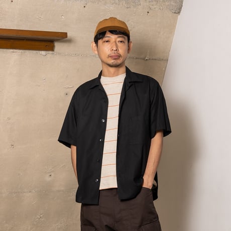 S/S Open Collar Summer Shirt