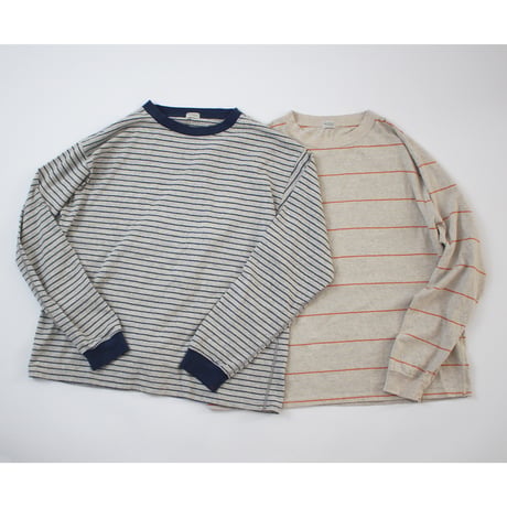 Original Heather Stripe L/S Tee / オリジナル"杢"ボーダー 長袖Tシャツ