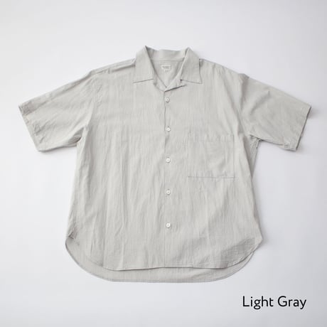 S/S Open Collar Summer Shirt