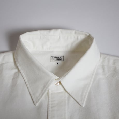 L/S Authentic Regular Collar Shirt / レギュラーカラーシャツ