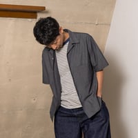 S/S Open Collar Summer Shirt