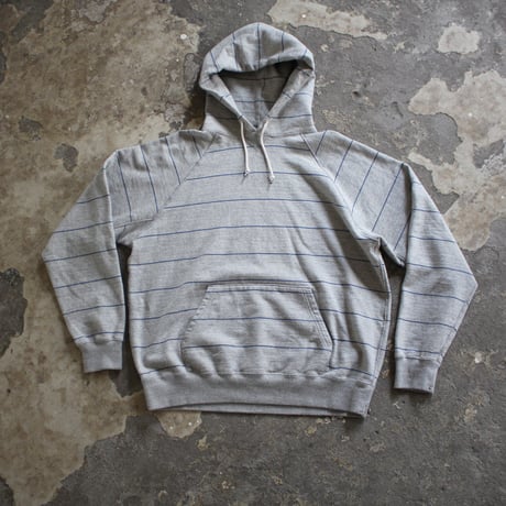 Original Heather Stripe Hoodie / オリジナル杢ボーダーフーディ