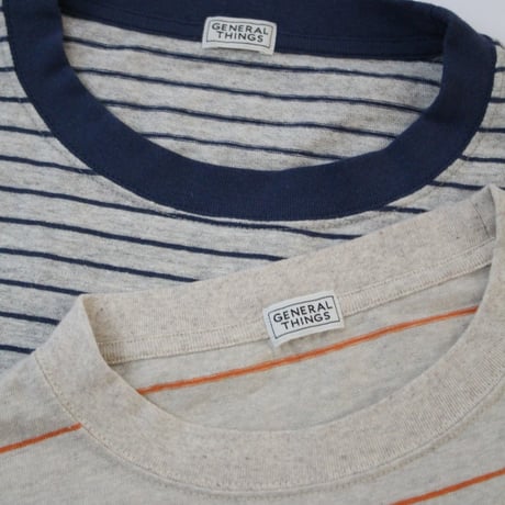 Original Heather Stripe L/S Tee / オリジナル"杢"ボーダー 長袖Tシャツ