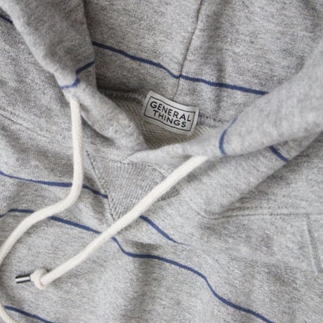 Original Heather Stripe Hoodie / オリジナル杢ボーダーフーディ