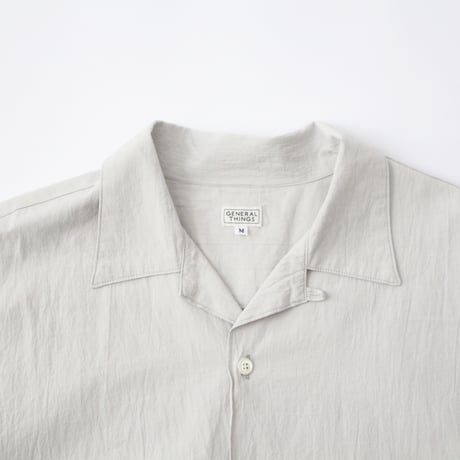 S/S Open Collar Summer Shirt