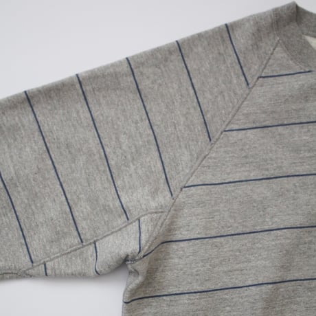 Original Heather Stripe Sweat Shirt / オリジナル杢ボーダークルーネックスウェット