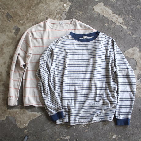 Original Heather Stripe L/S Tee / オリジナル"杢"ボーダー 長袖Tシャツ