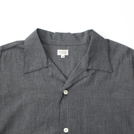 S/S Open Collar Summer Shirt